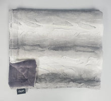 Load image into Gallery viewer, Ombre Grey Minky Blanket
