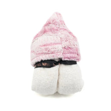 Load image into Gallery viewer, Wave Boa Raspberry Frost Hooded Towel
