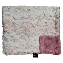 Load image into Gallery viewer, Owl woodrose Minky Blanket
