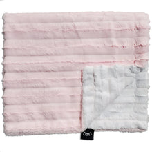 Load image into Gallery viewer, Chinchilla Snowhite Pink Minky Blanket
