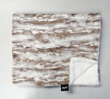 Load image into Gallery viewer, Marble Taupe Minky
