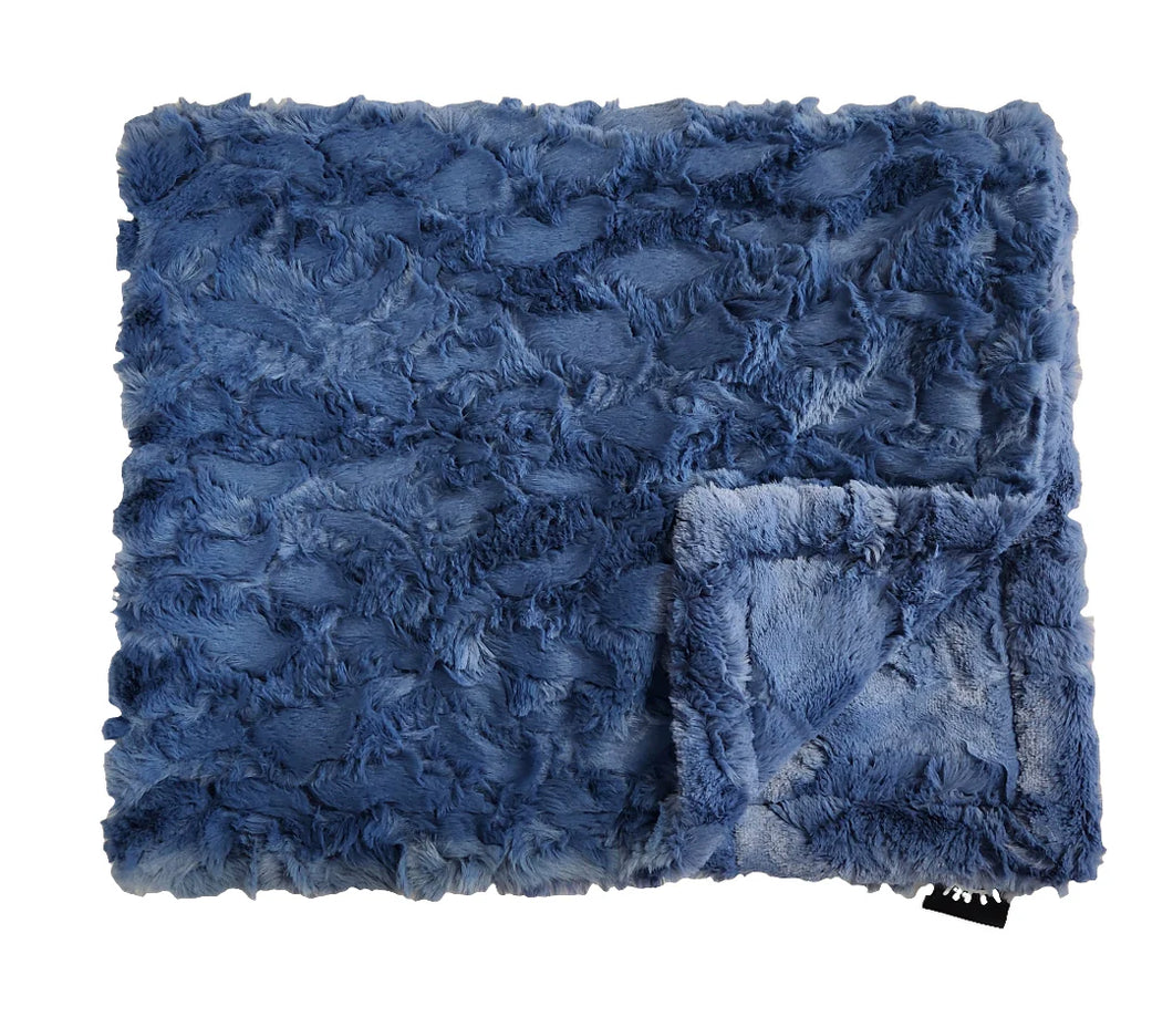 Tuscany Denim Minky Blanket