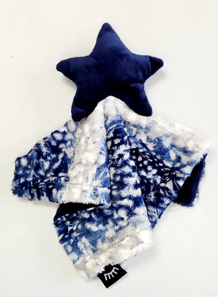 Cibrian Navy Star Minky Lovey