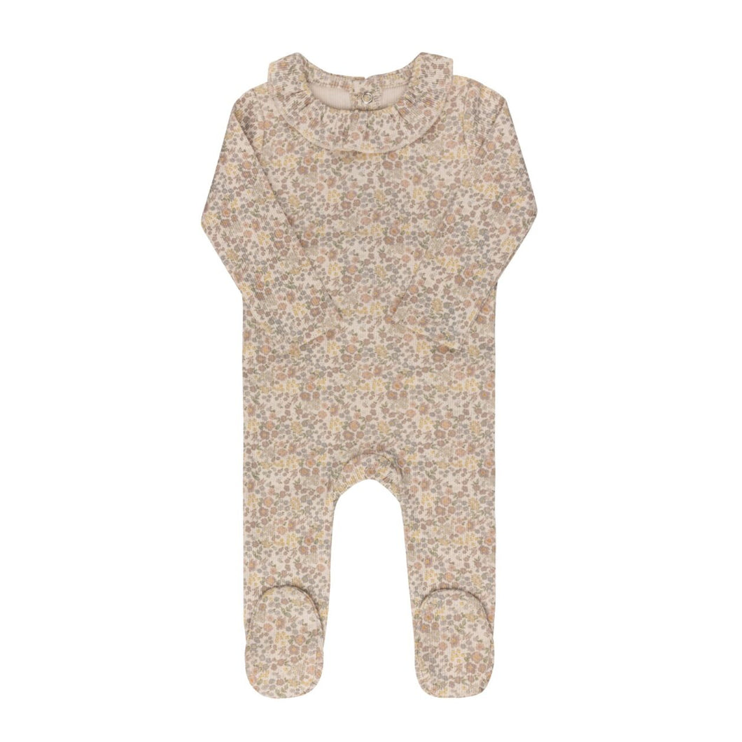 Cotton Liberty Floral Footie