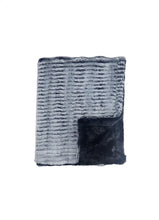 Load image into Gallery viewer, Ziggy Navy Minky Blanket
