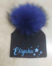 Load image into Gallery viewer, Personalized Pom Pom Hats- Boy

