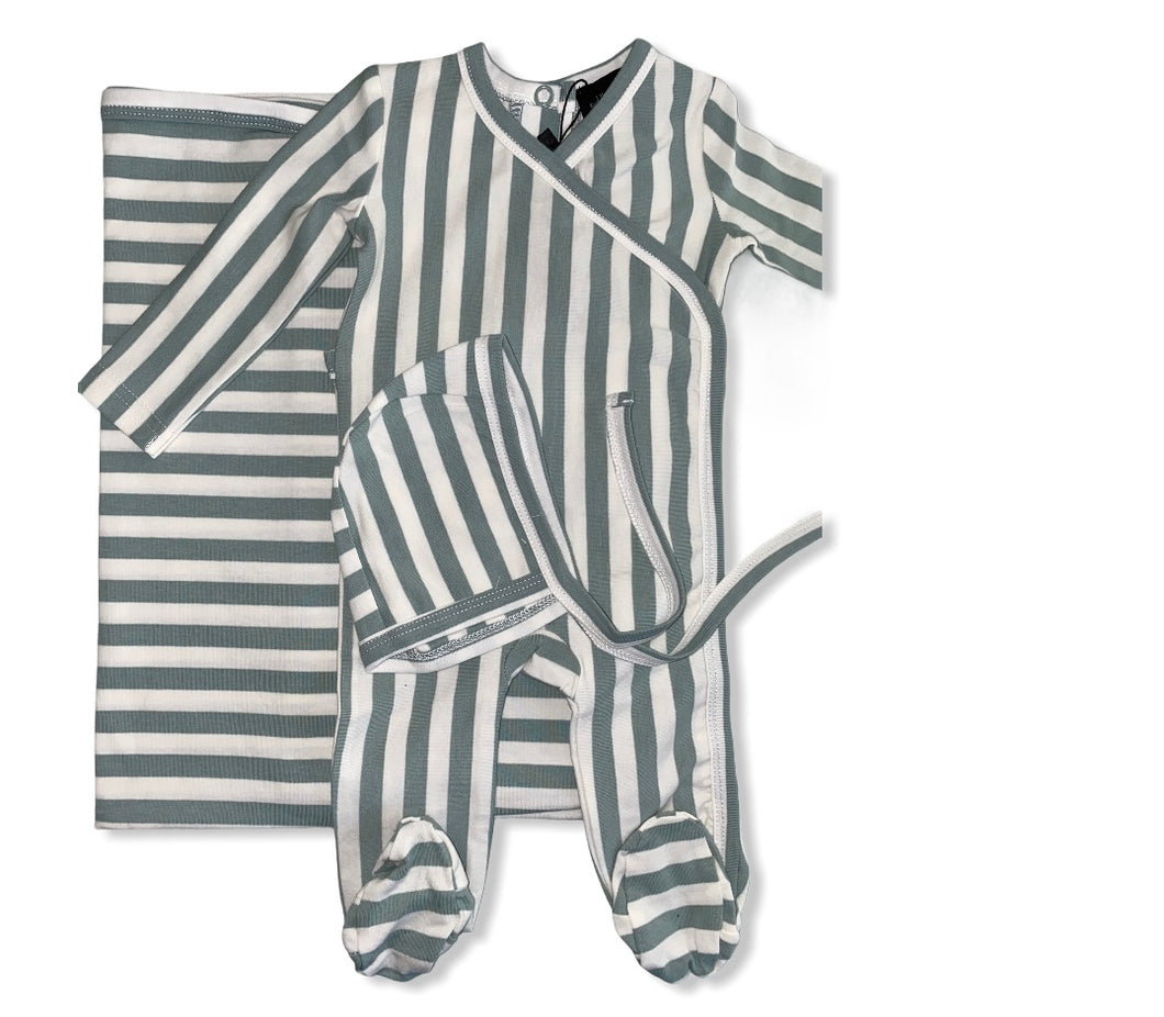 Cuddle & Coo Mint Striped Layette